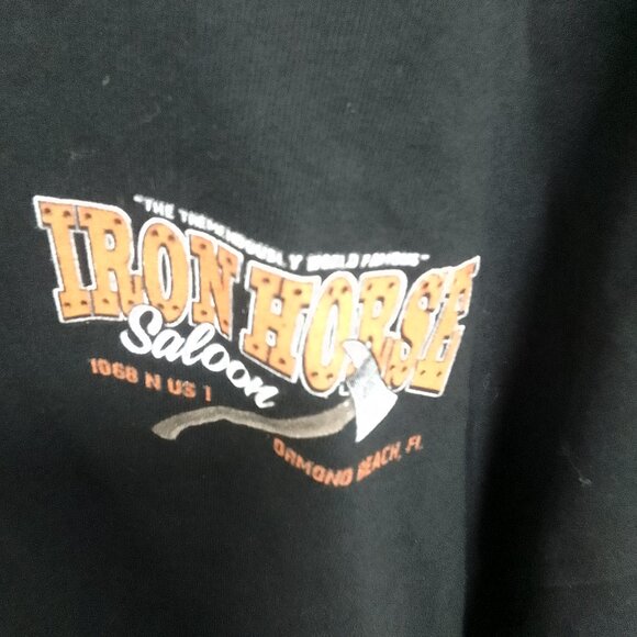 "Gildan Heavy Cotton", Iron Horse Saloon, Here's Donny Short Sleeved Men's Tee - Picture 3 of 5